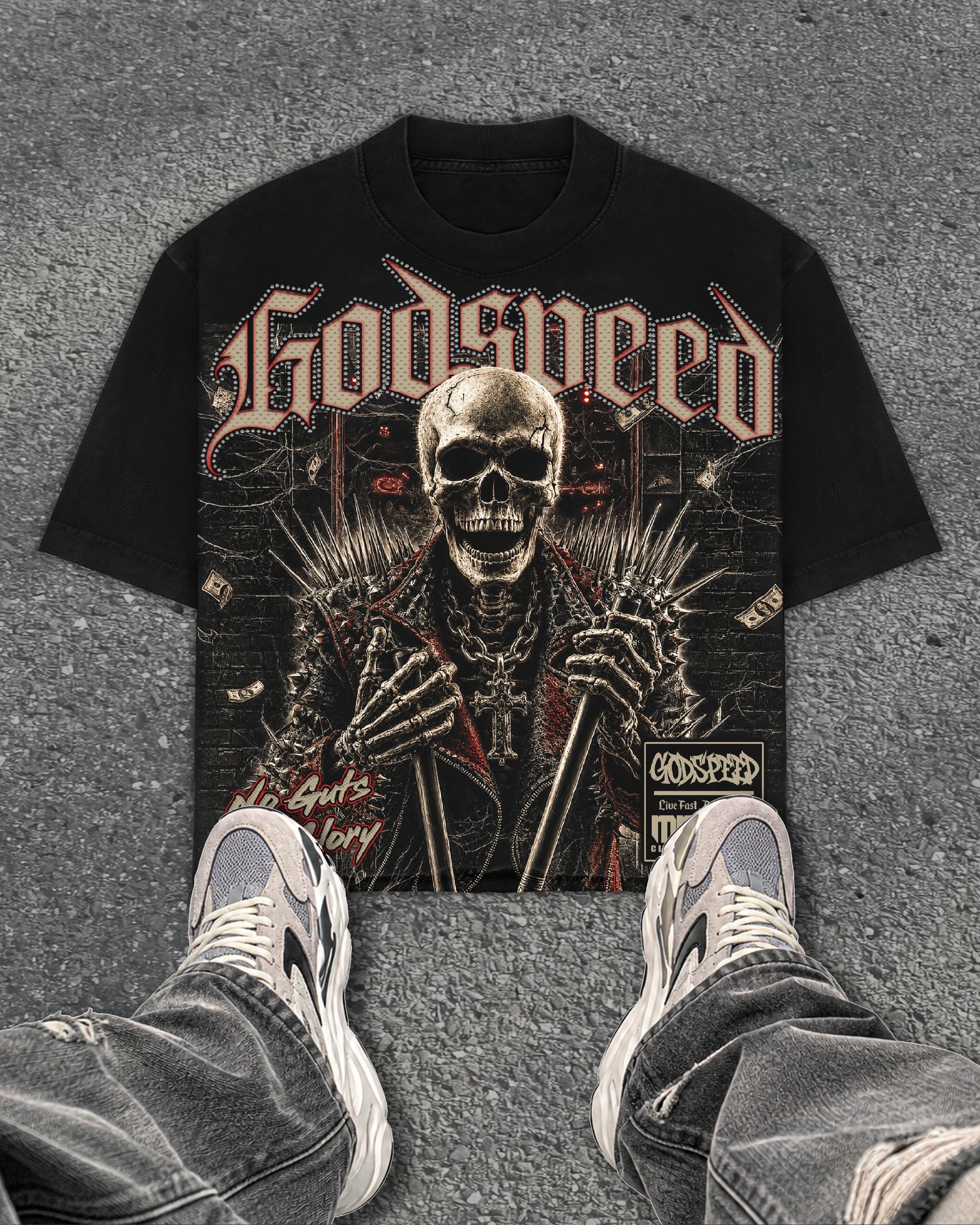 Godspeed Classic 100%Cotton Tee T-Shirt Unisex