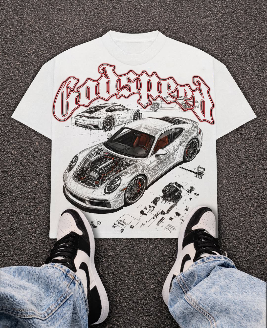 Godspeed Classic 100%Cotton Tee T-Shirt Unisex