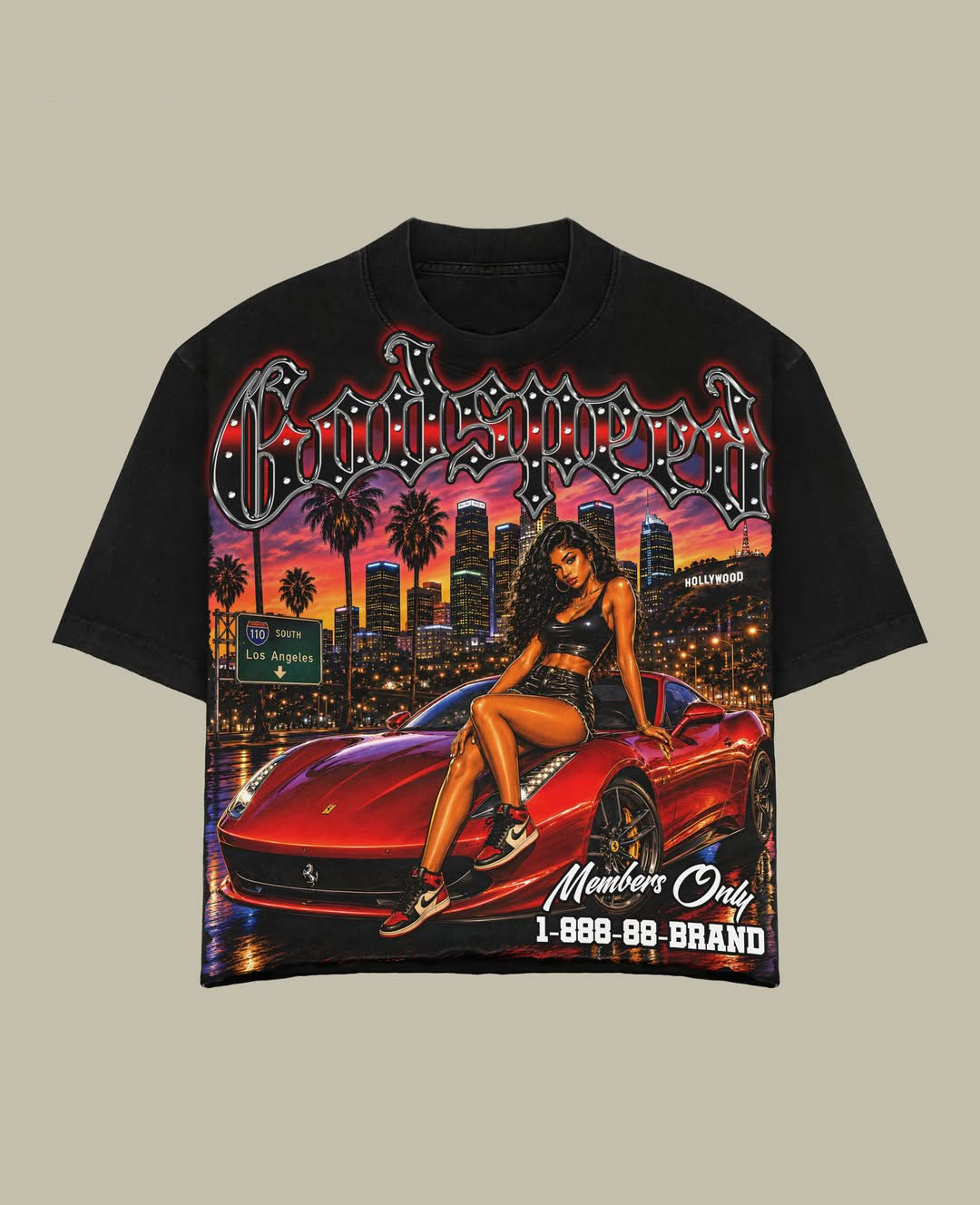 Godspeed Classic 100%Cotton Tee T-Shirt Unisex