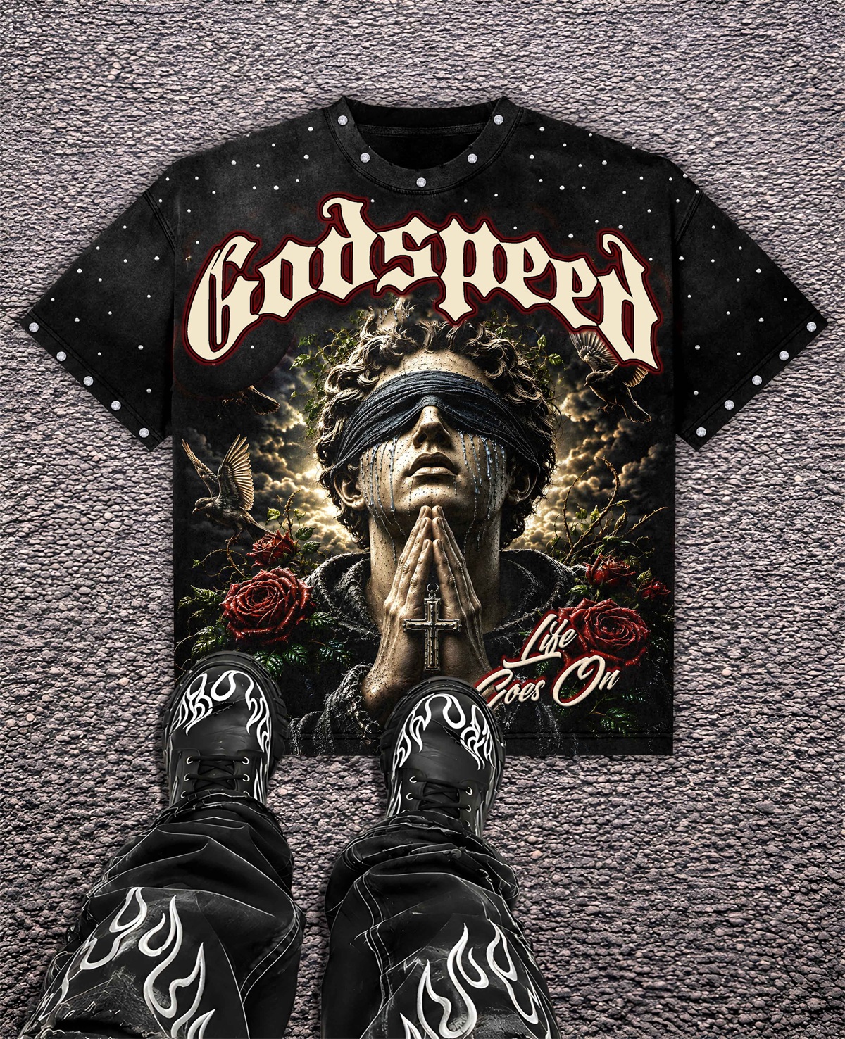 Godspeed Classic 100%Cotton Tee T-Shirt Unisex