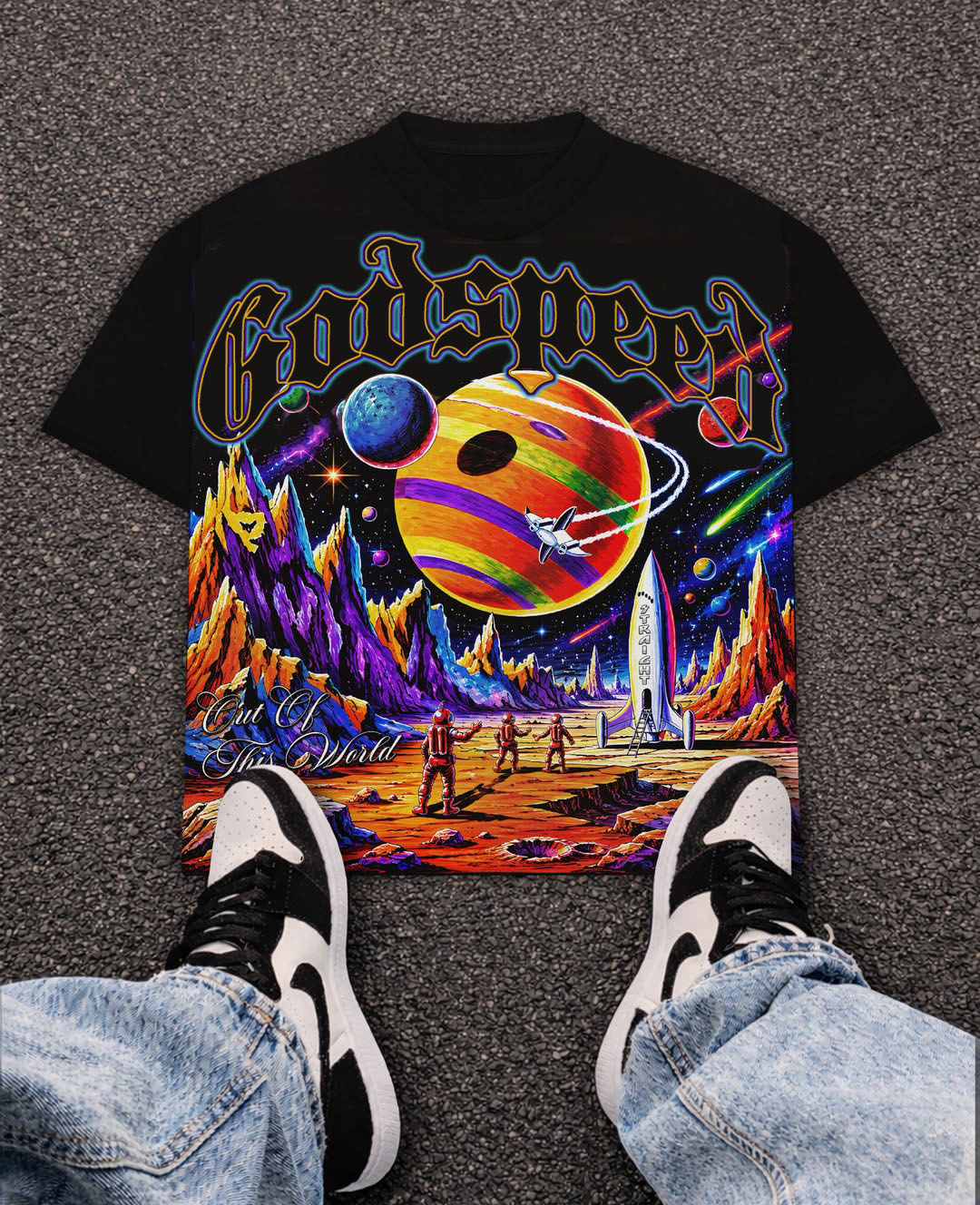 Godspeed Classic 100%Cotton Tee T-Shirt Unisex