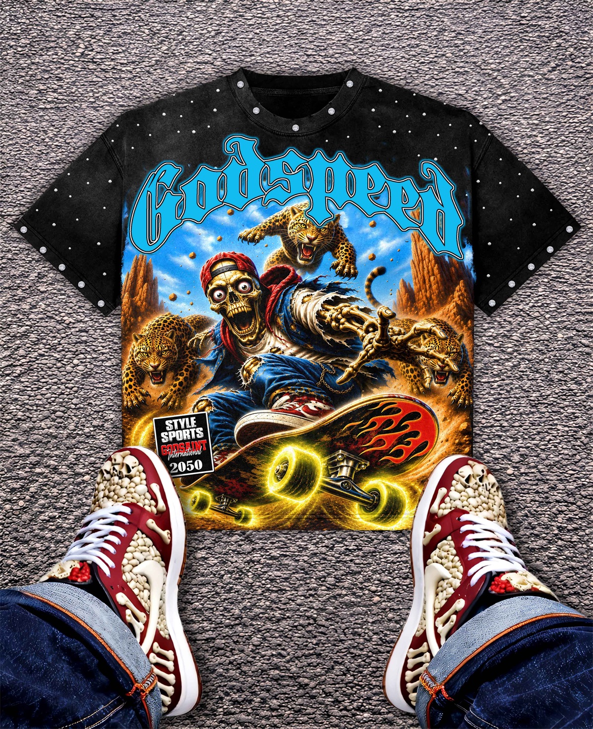 Godspeed Classic 100%Cotton Tee T-Shirt Unisex