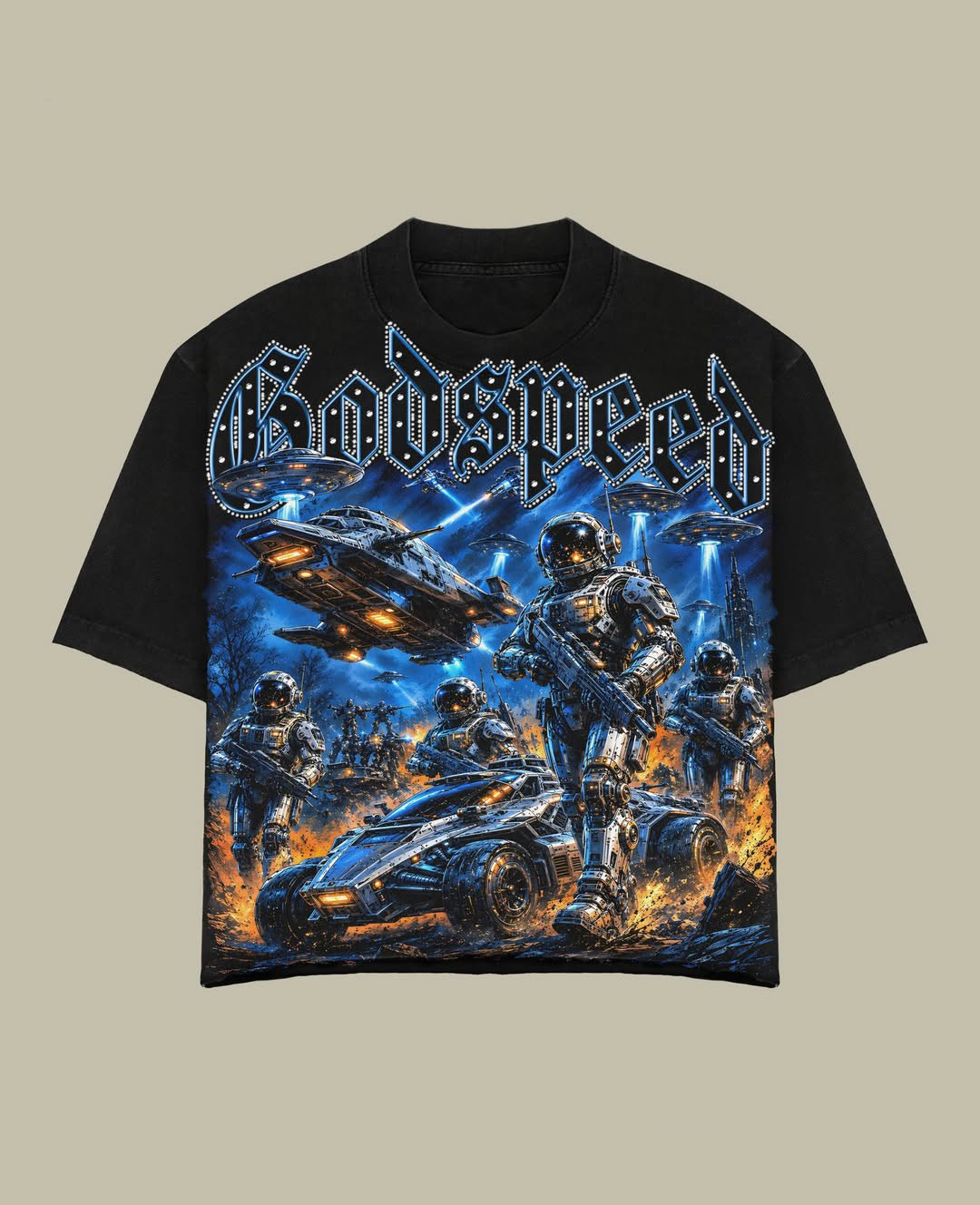 Godspeed Classic 100%Cotton Tee T-Shirt Unisex