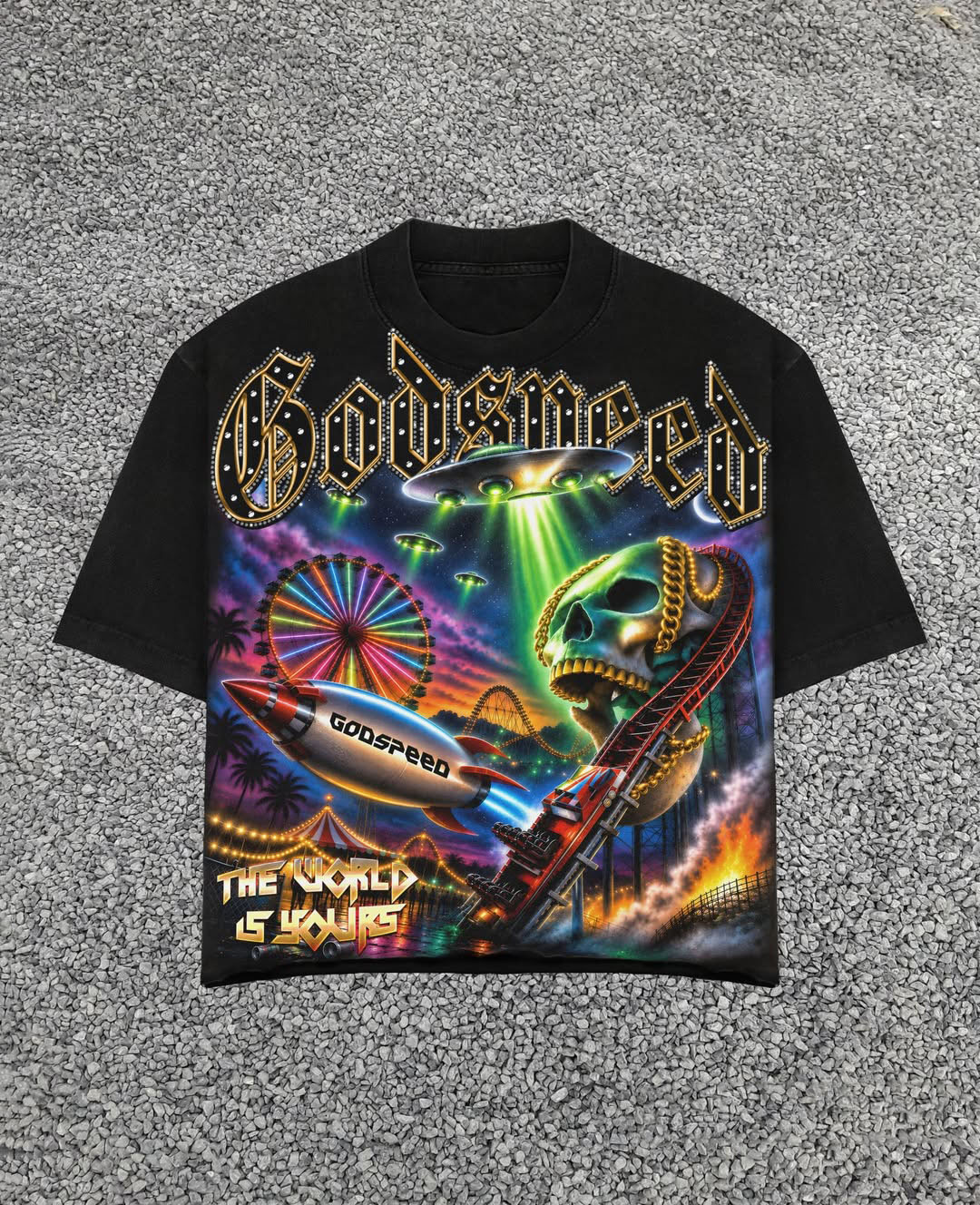 Godspeed Classic 100%Cotton Tee T-Shirt Unisex