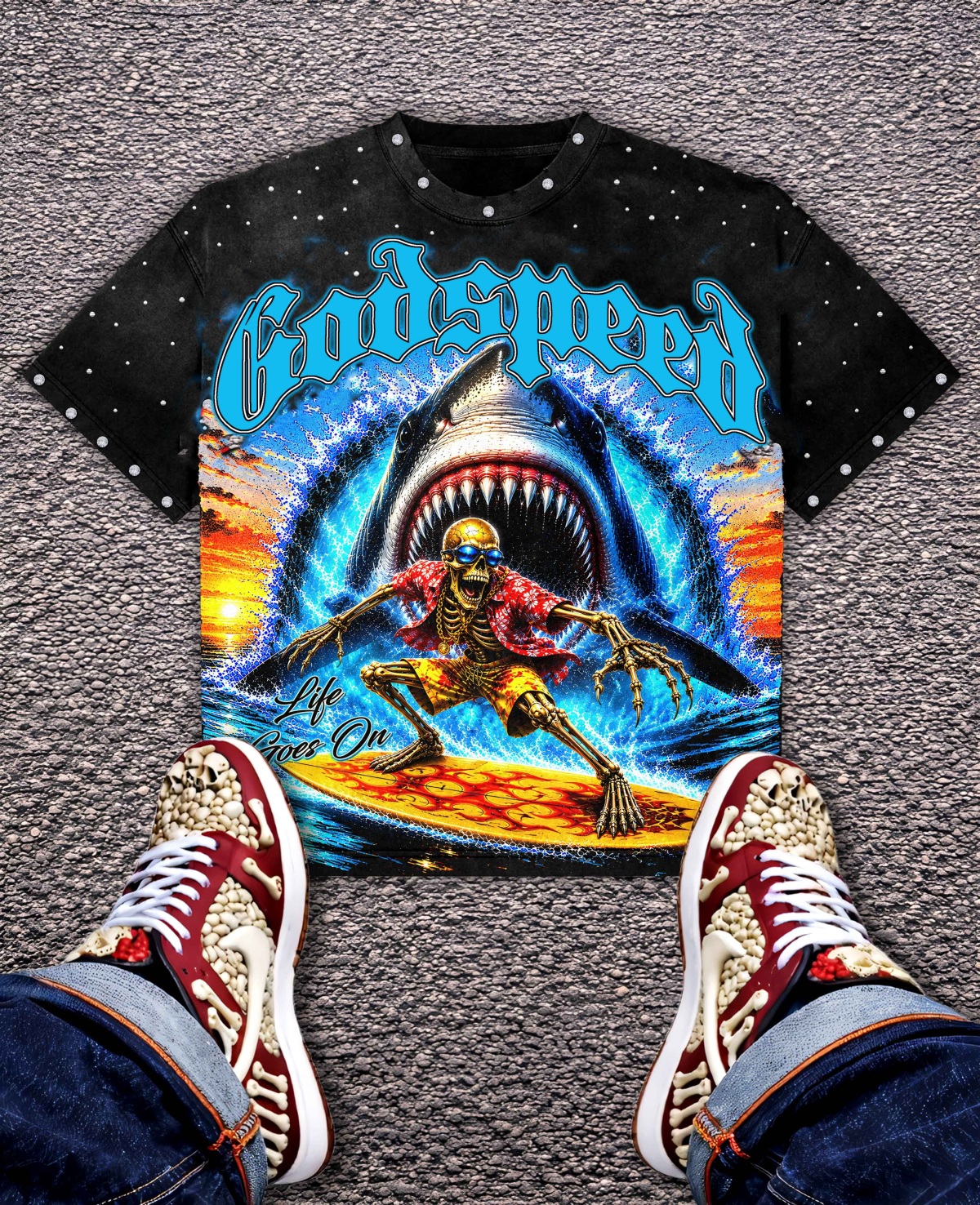 Godspeed Classic 100%Cotton Tee T-Shirt Unisex
