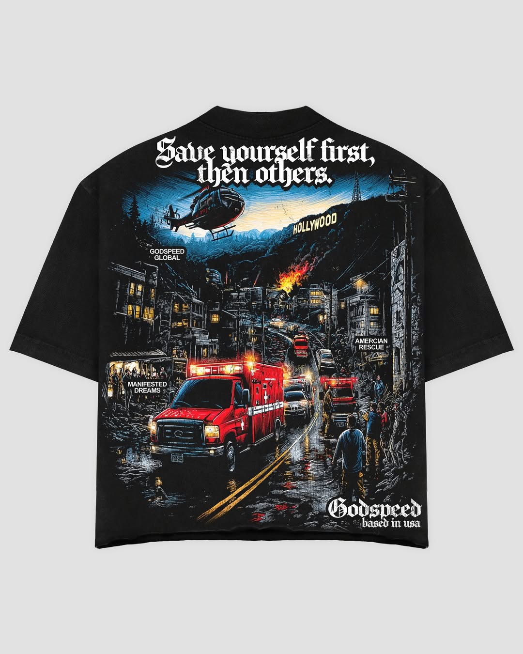 Godspeed Classic 100%Cotton Tee T-Shirt Unisex