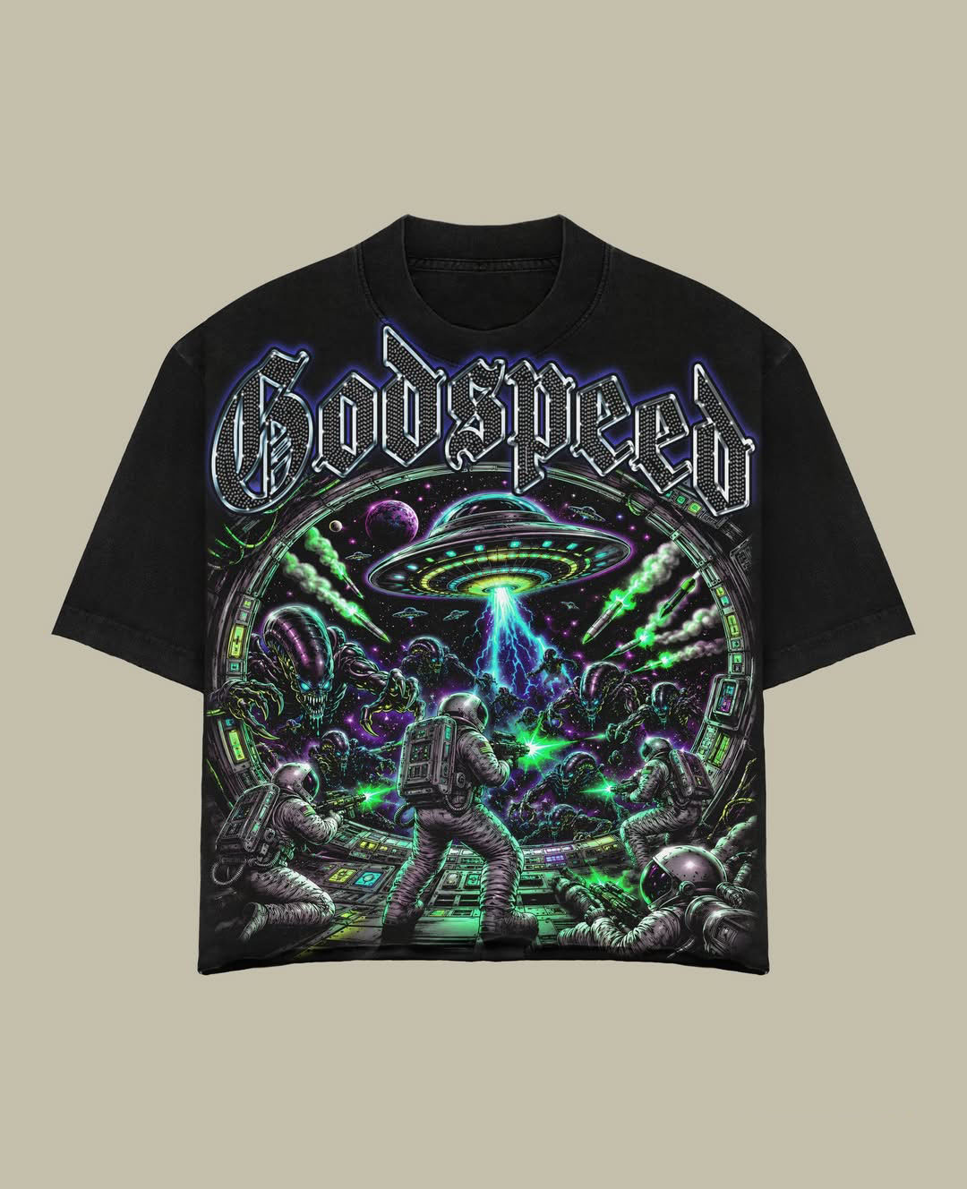 Godspeed Classic 100%Cotton Tee T-Shirt Unisex