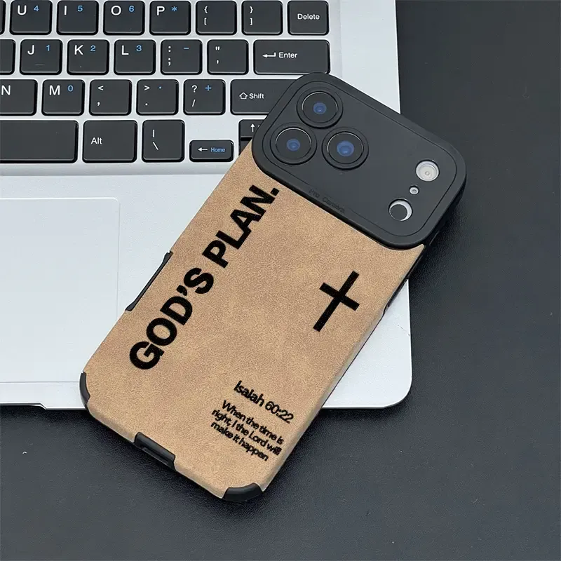 Jesus Distinct God Cross pattern phone case TPU & leather delicate skin as velvet suitable for iPhone 17 16 15 14 13 12 11 Pro Max Plus X XS MAX