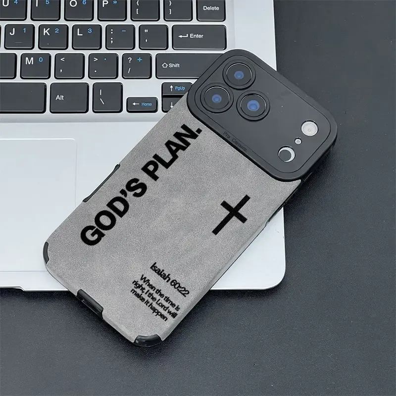 Jesus Distinct God Cross pattern phone case TPU & leather delicate skin as velvet suitable for iPhone 17 16 15 14 13 12 11 Pro Max Plus X XS MAX