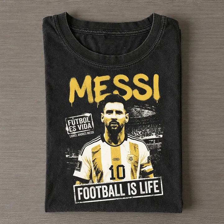 Messi World Cup Trop Classic Tee T-Shirt Unisex