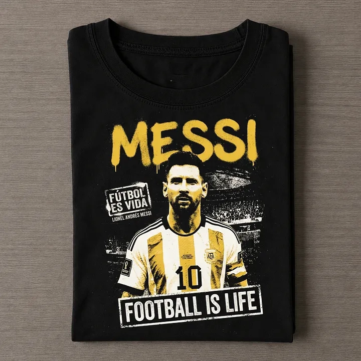 Messi World Cup Trop Classic Tee T-Shirt Unisex