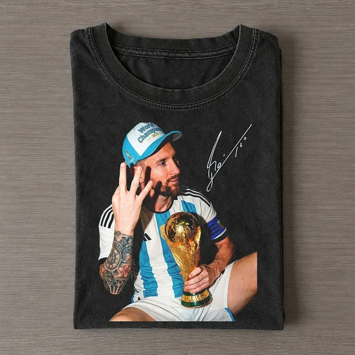 Messi World Cup Trop Classic Tee T-Shirt Unisex