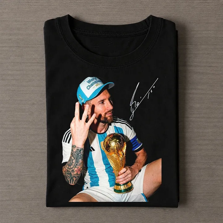 Messi World Cup Trop Classic Tee T-Shirt Unisex