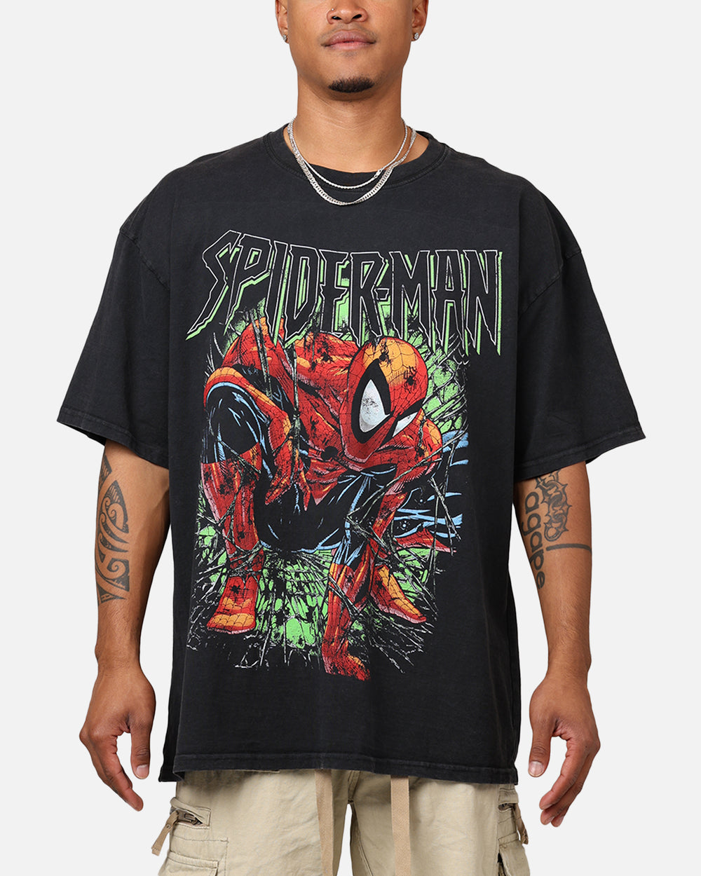 SPIDER-MAN Classic 100%Cotton Tee T-Shirt Unisex