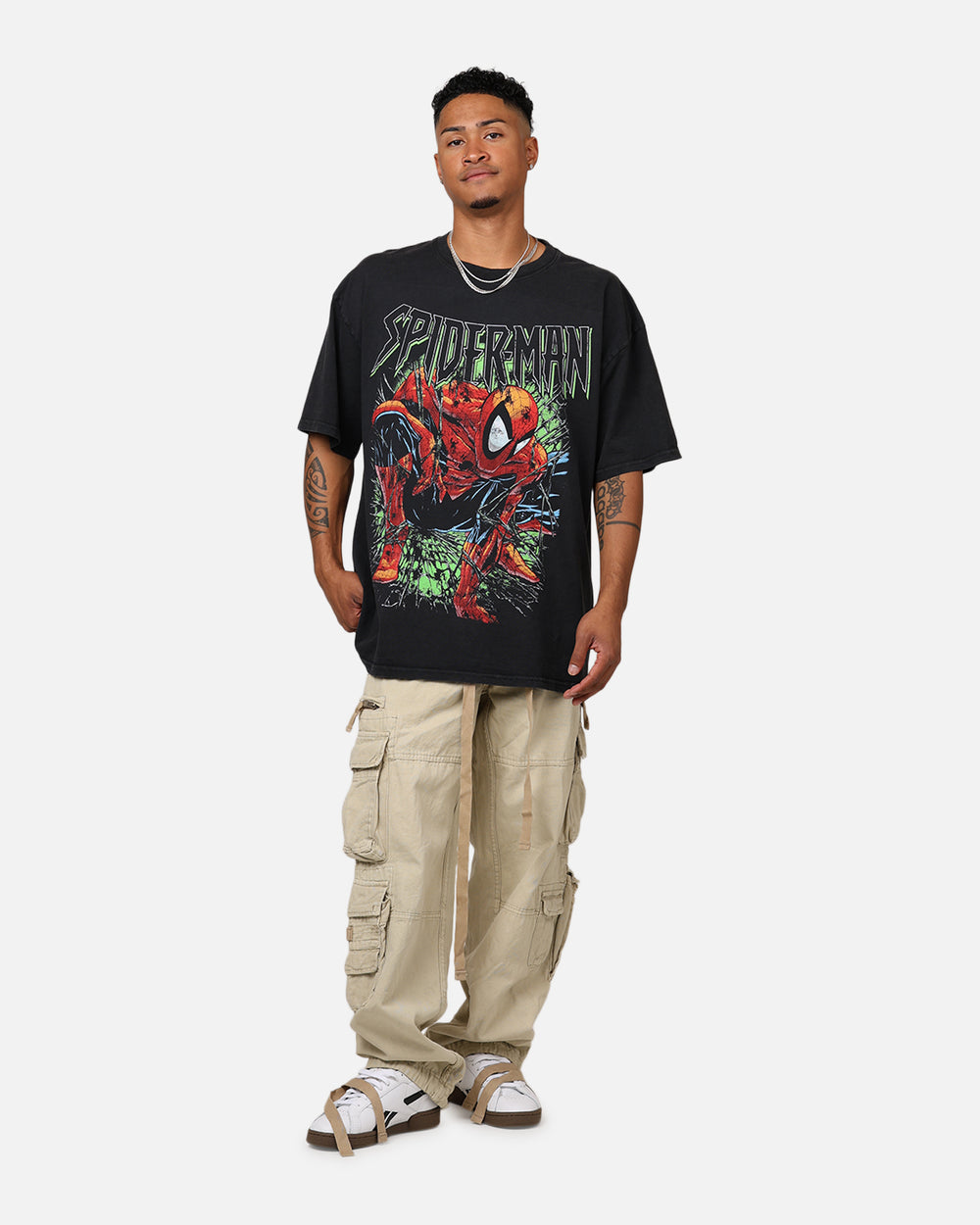 SPIDER-MAN Classic 100%Cotton Tee T-Shirt Unisex