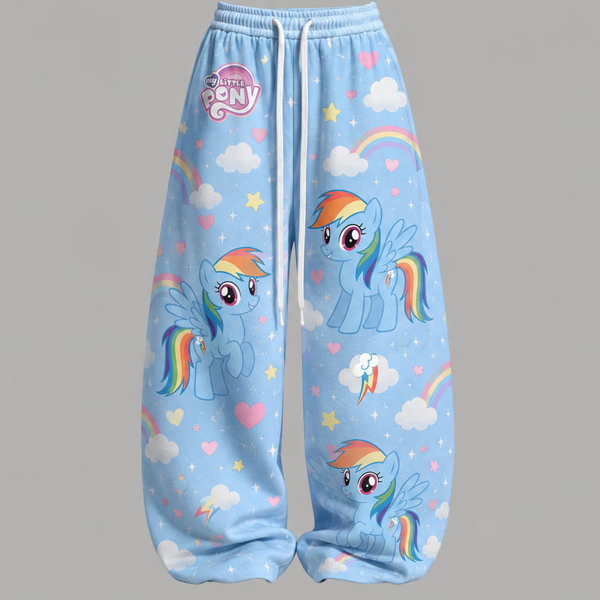 My Little Pony Cami Top And Drawstring Elastic-waist Pants Set For Women