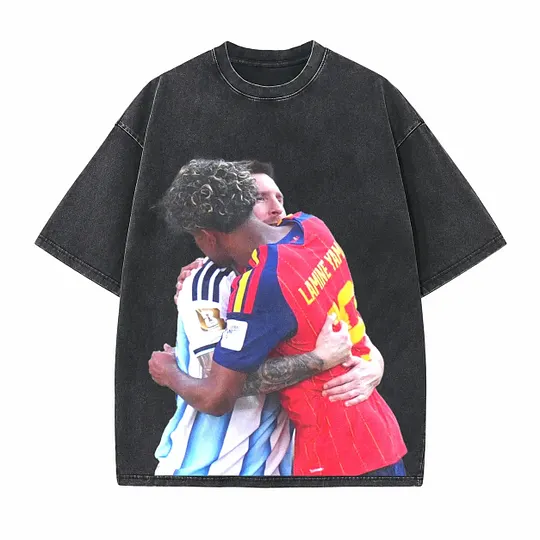 Funny Soccer Printed Unisex Washed T-Shirt