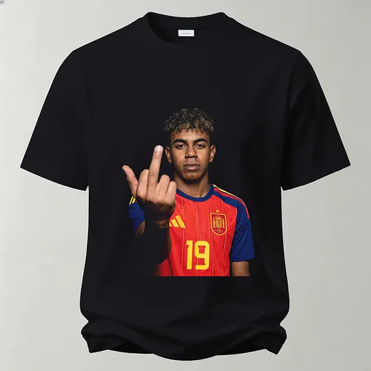 Funny Soccer Printed Unisex Washed T-Shirt