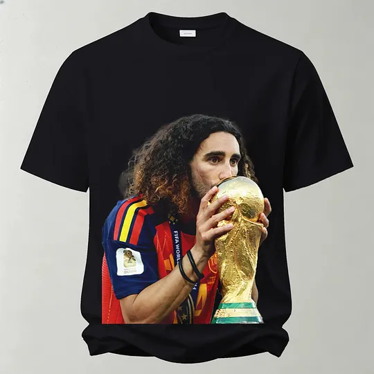 Funny Soccer Printed Unisex Washed T-Shirt