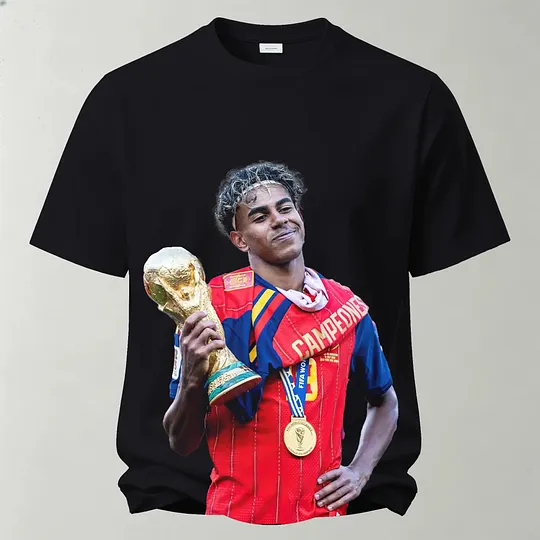 Funny Soccer Printed Unisex Washed T-Shirt