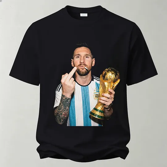 Funny Soccer Printed Unisex Washed T-Shirt