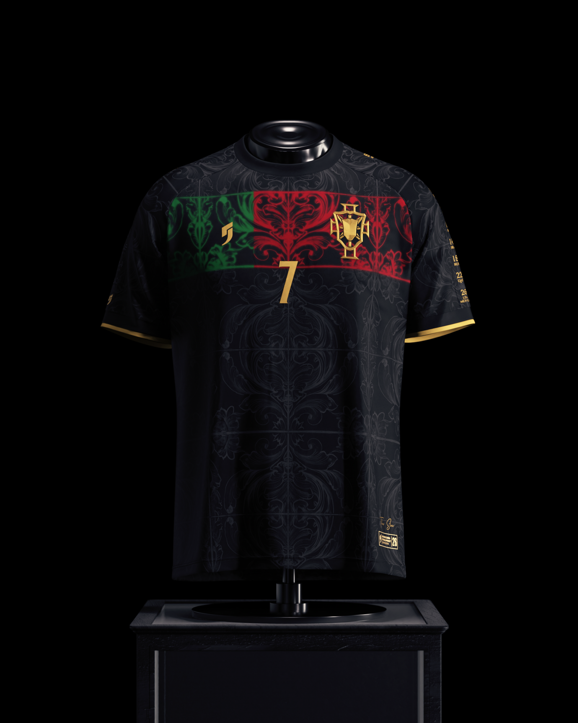 Cristiano Ronaldo Portugal jersey (2026WC Edition)