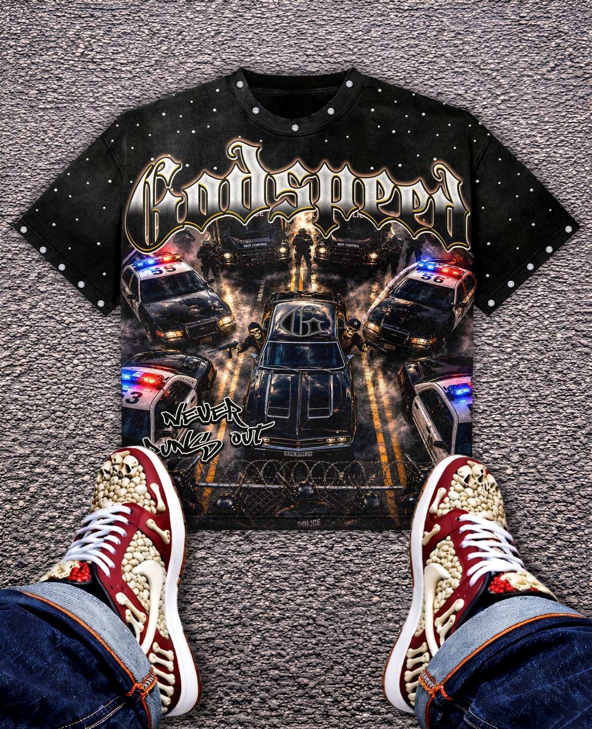 Godspeed Classic 100%Cotton Tee T-Shirt Unisex