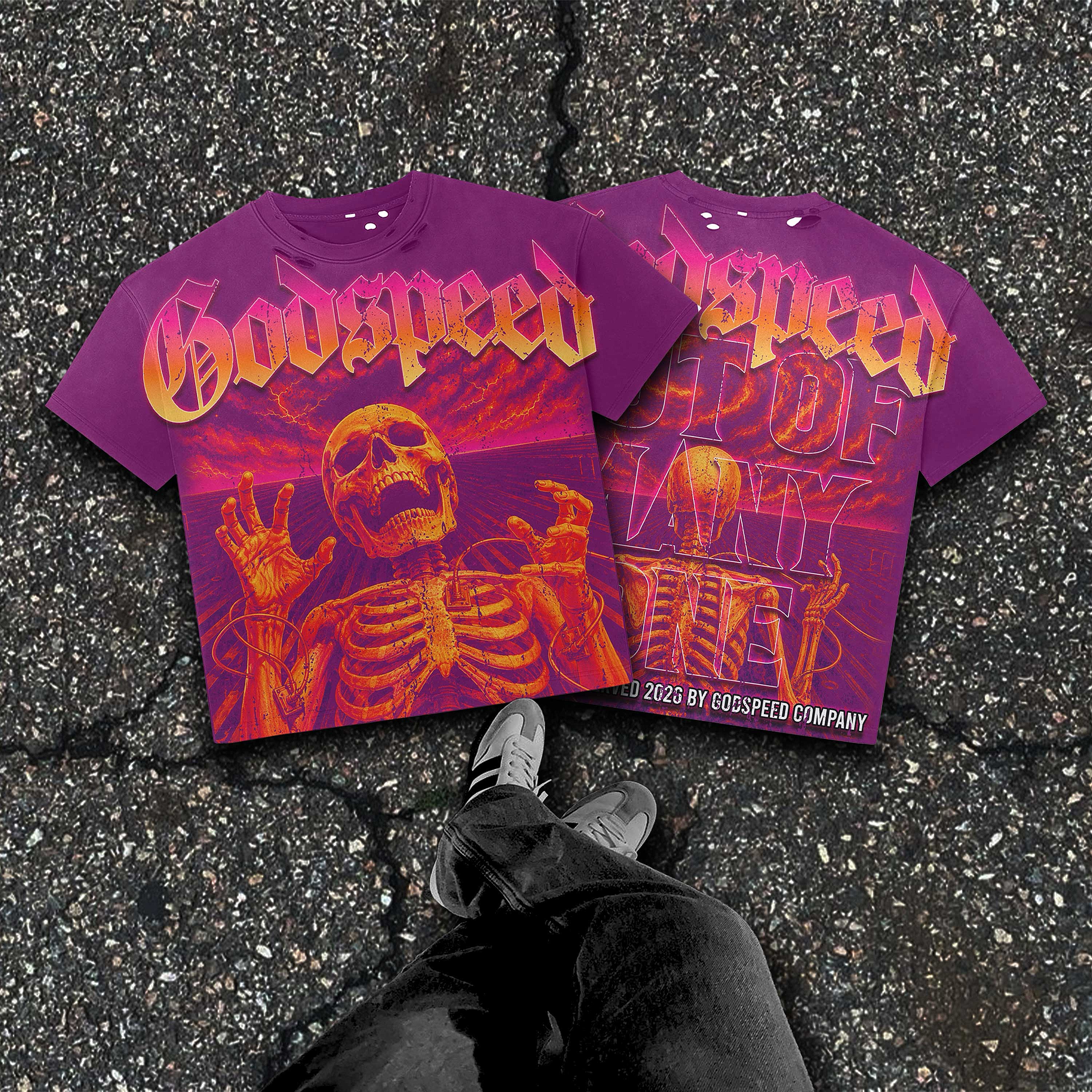 Godspeed Classic 100%Cotton Tee T-Shirt Unisex