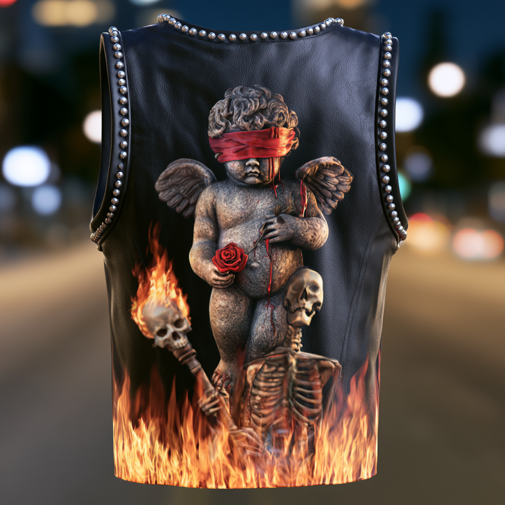 Unisex New Limited Edition Leather Vest Tank Top