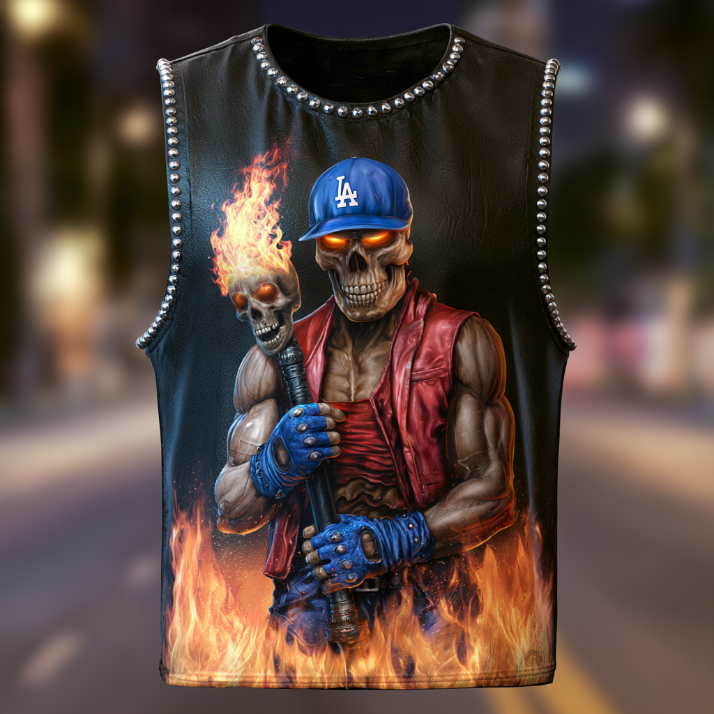 Unisex New Limited Edition Leather Vest Tank Top