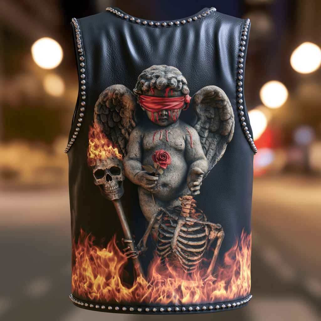 Unisex New Limited Edition Leather Vest Tank Top