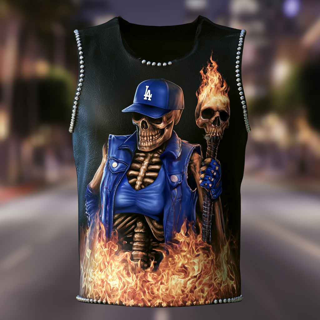 Unisex New Limited Edition Leather Vest Tank Top