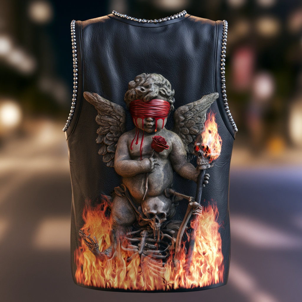 Unisex New Limited Edition Leather Vest Tank Top