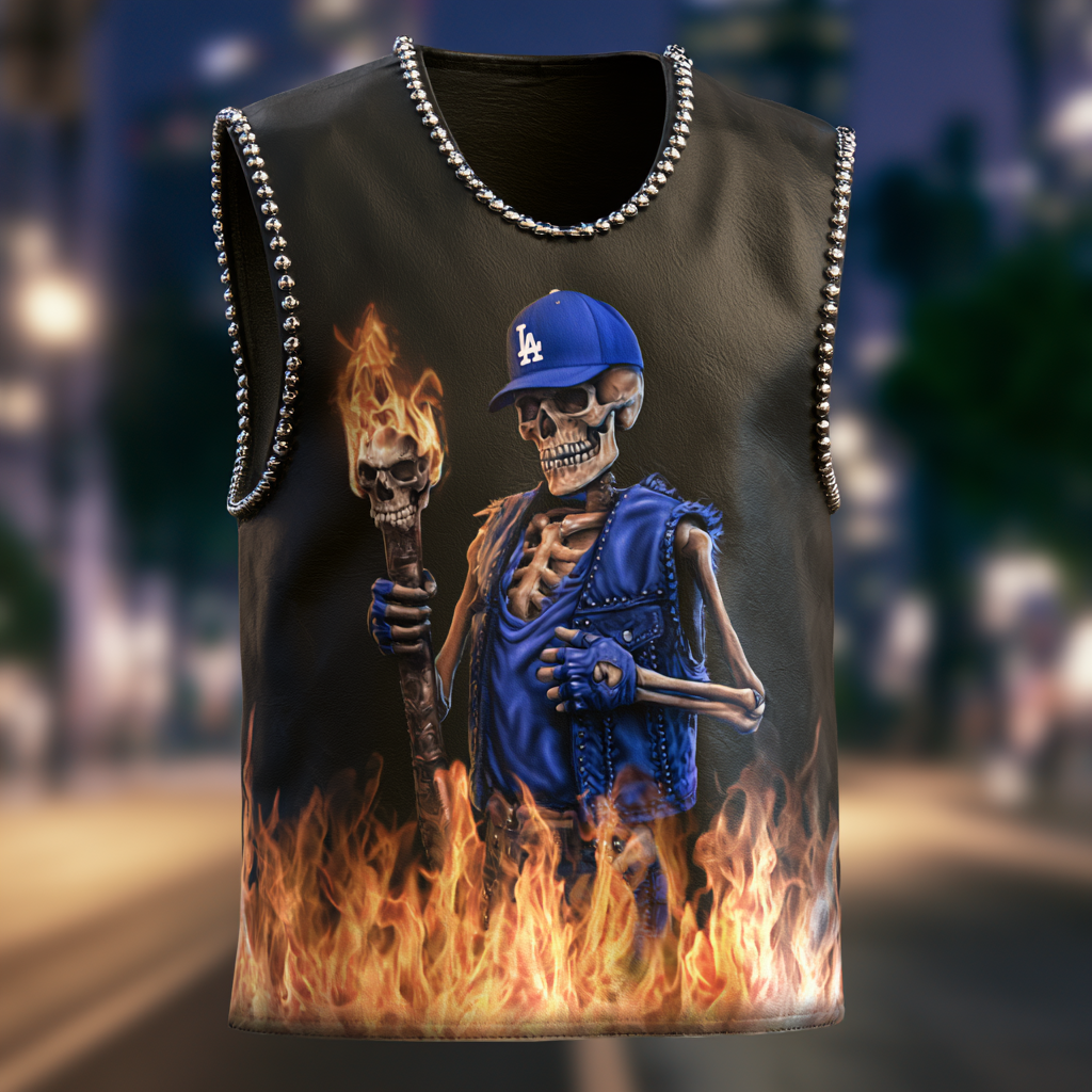 Unisex New Limited Edition Leather Vest Tank Top