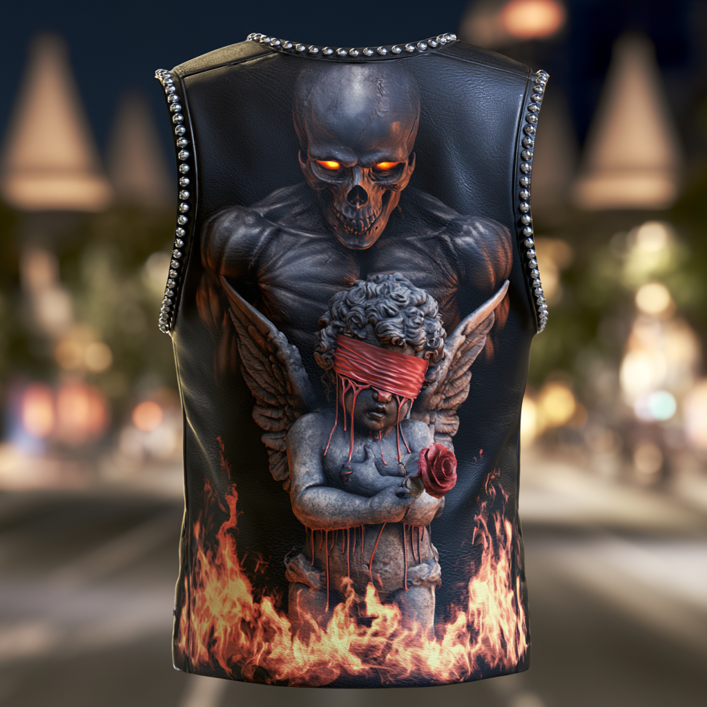 Unisex New Limited Edition Leather Vest Tank Top