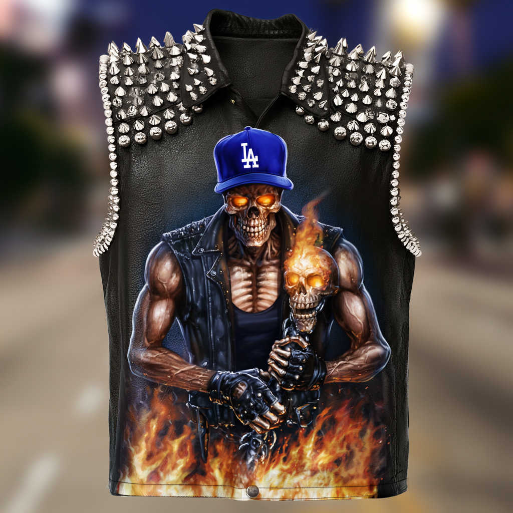 Unisex New Limited Edition Leather Vest Tank Top