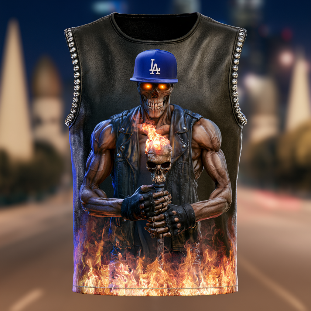 Unisex New Limited Edition Leather Vest Tank Top
