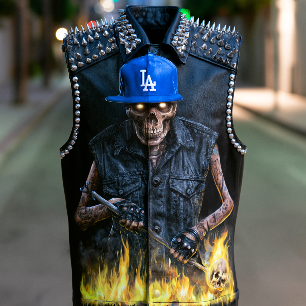 Unisex New Limited Edition Leather Vest Tank Top