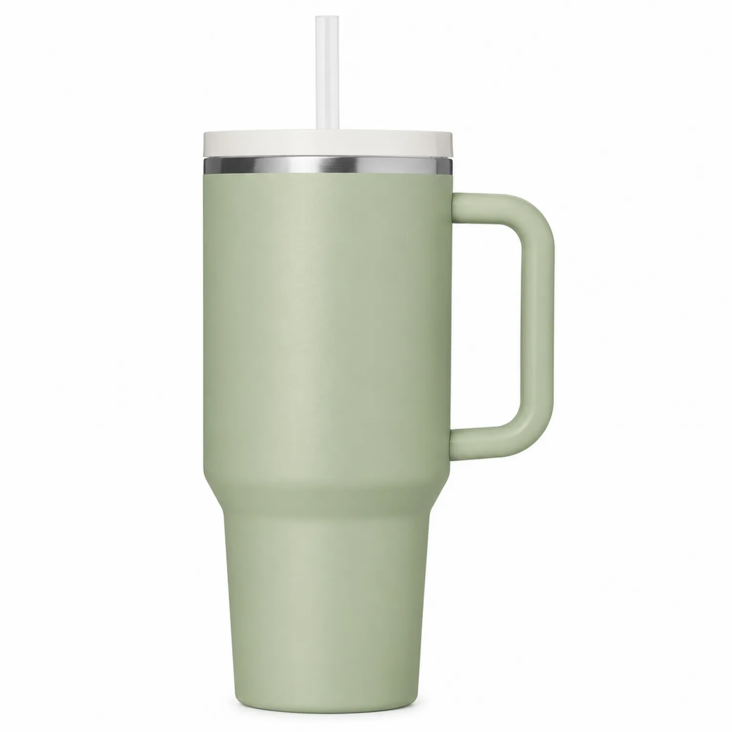 Kubek termiczny z uchwytem 900 ml zielony