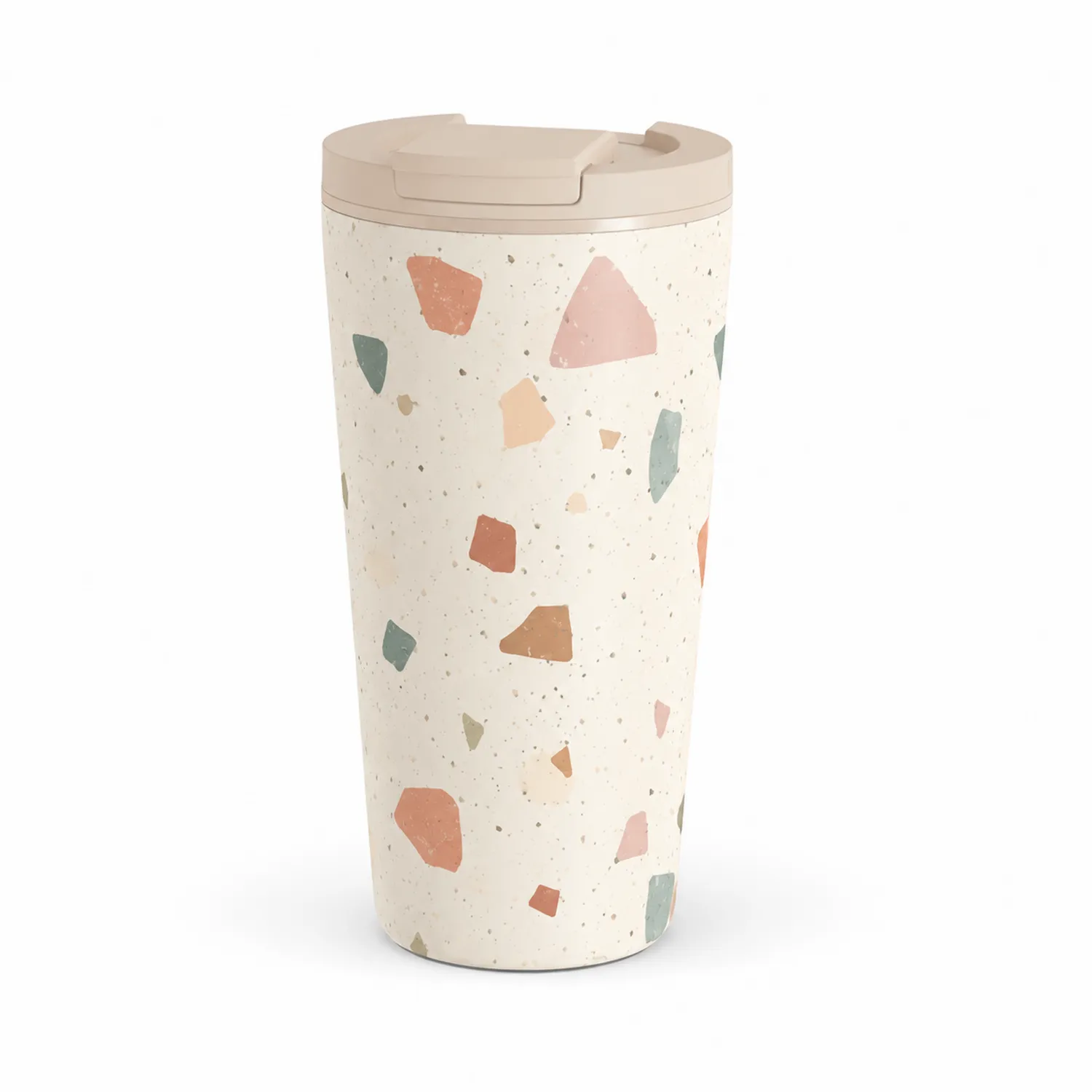 Kubek Termiczny Terrazzo 450 ml z Pokrywką