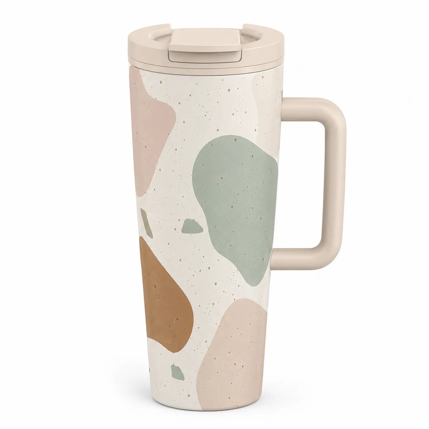 Kolorowy termokubek podróżny 470ml z uchwytem