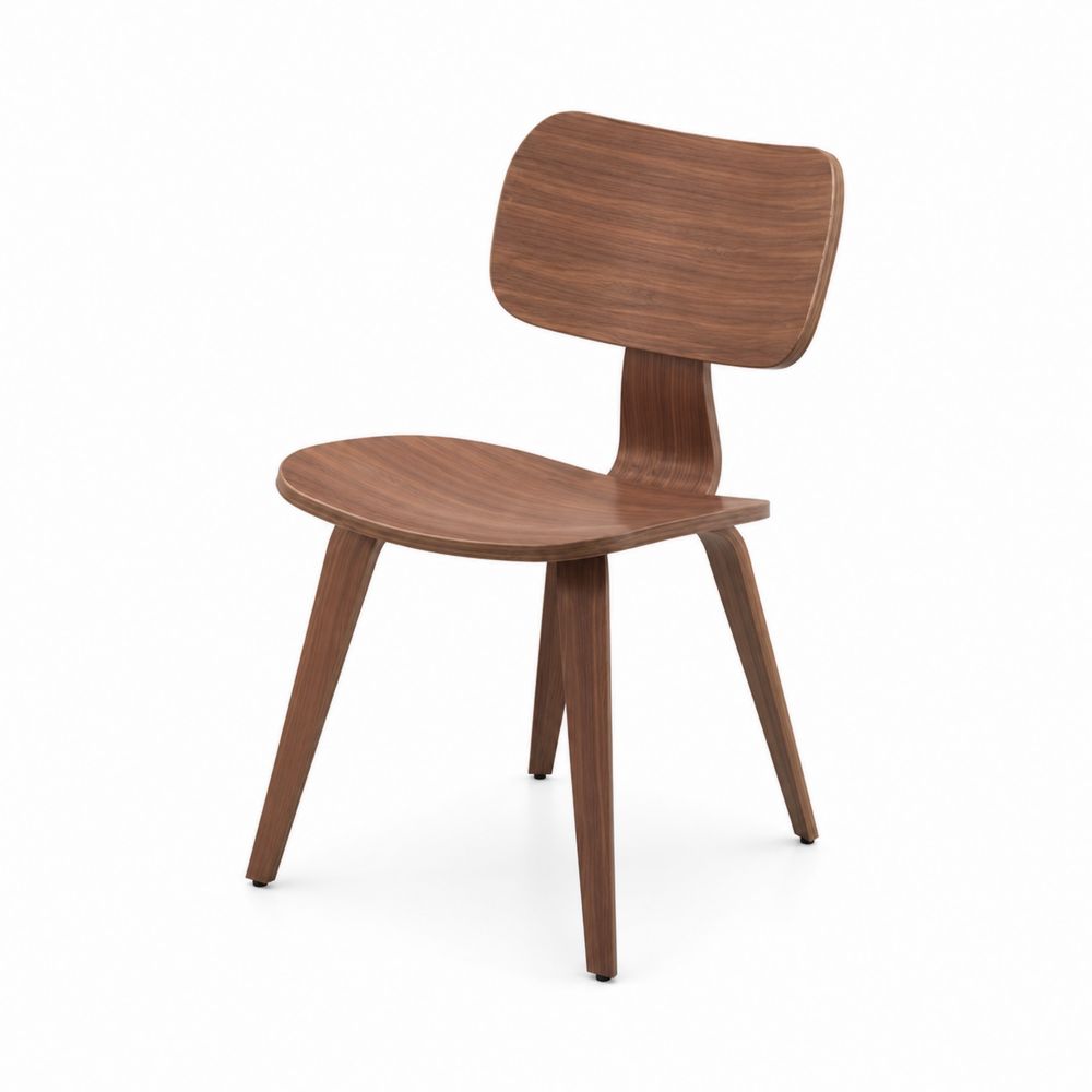 Sedia in Legno Curvo Noce-Pelvilos