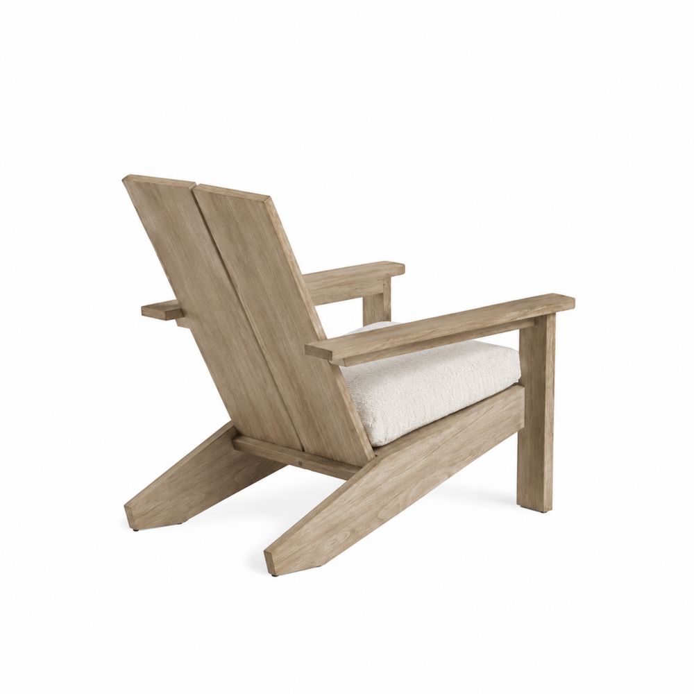 Sedia da Giardino in Legno di Acacia con Cuscino-Pelvilos