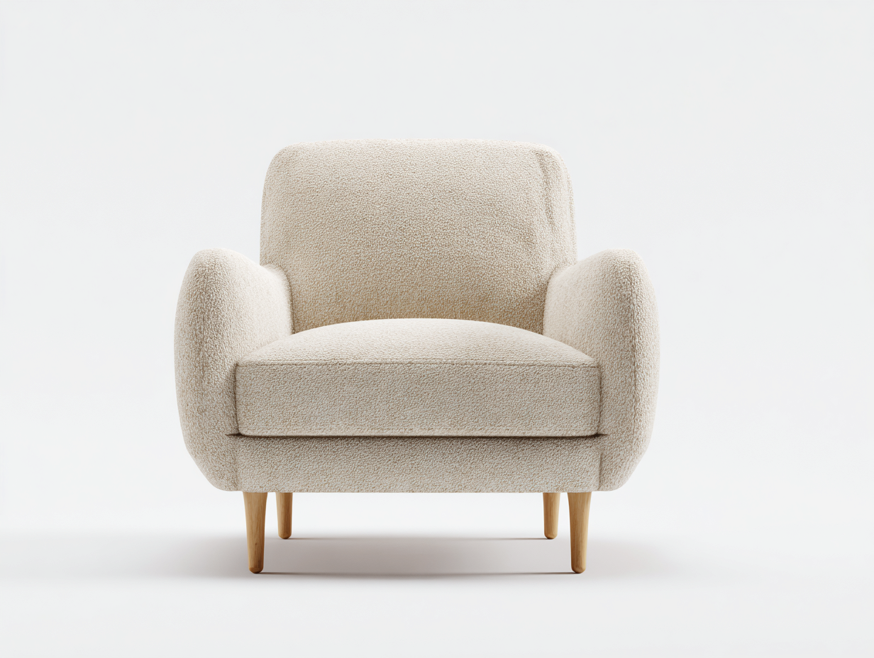 Sillones relax tapizados en tela 90x85x88 cm - beige - diseño moderno-Pazeniabode