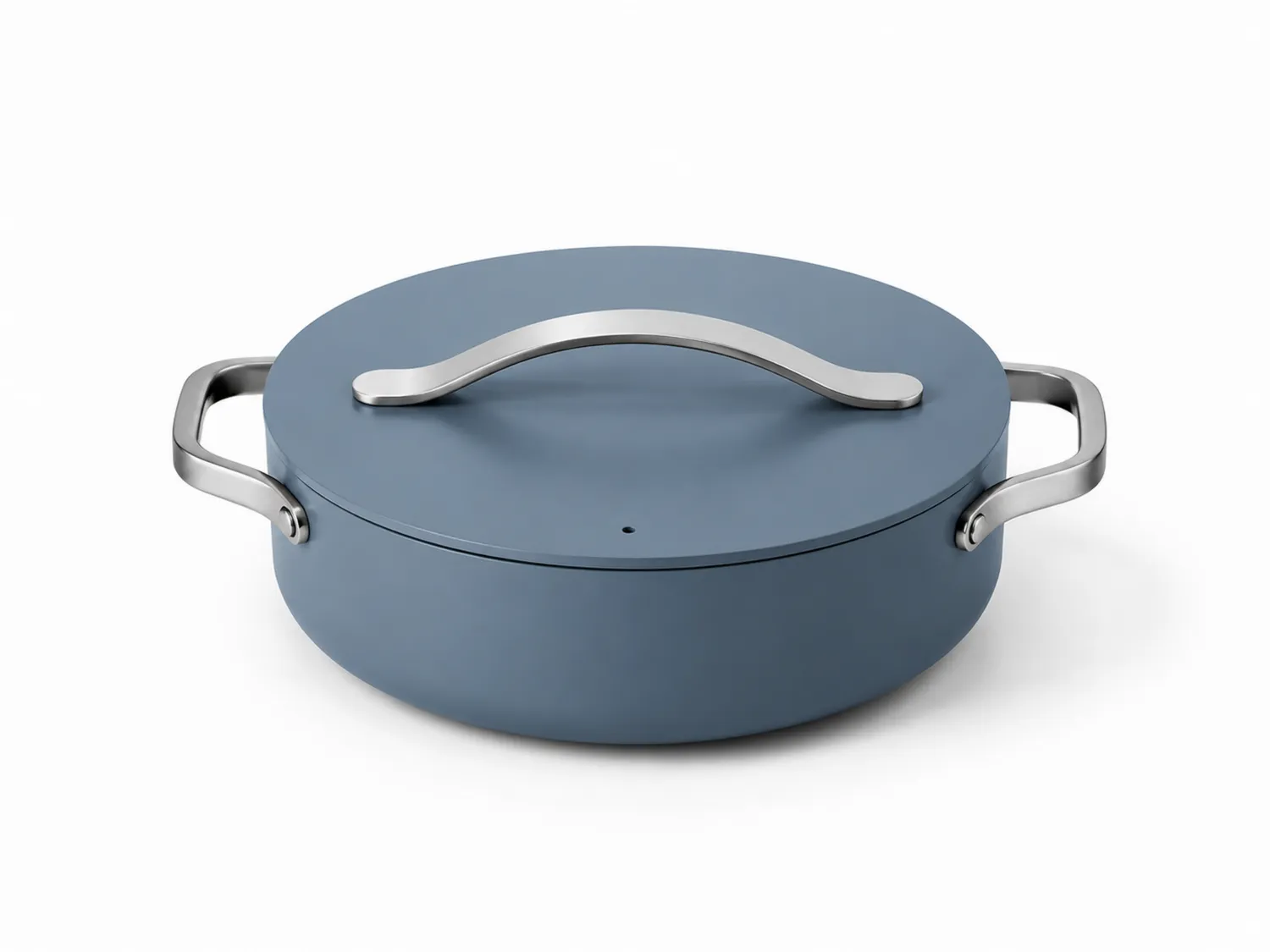 Garnek z pokrywką niebieski 24 cm