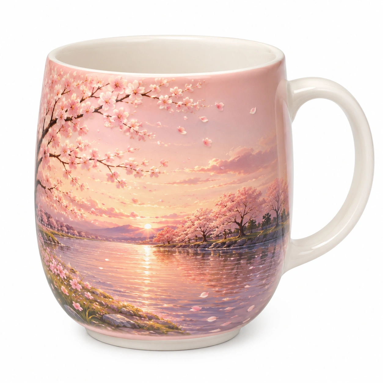 Taza con Paisaje Luminoso