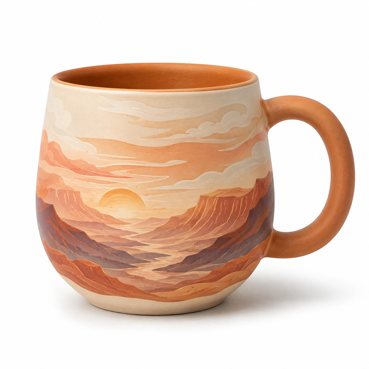 Taza con Paisaje Luminoso