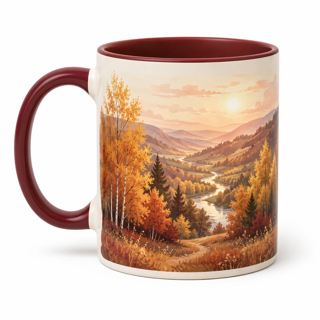 Taza con Paisaje Luminoso