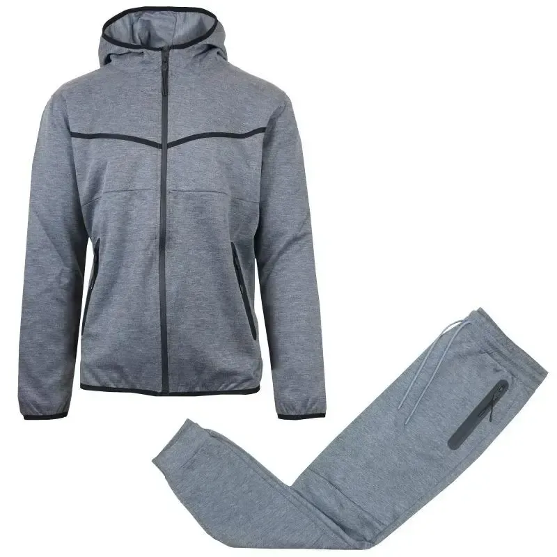 Men’s 5-Piece Fleece Zip Hoodie & Jogger Sets- 2 Full Sets