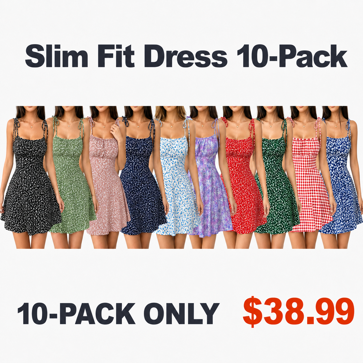Summer Romantic Vacation Date, Floral Tie Waist Slim Fit Short Dress, Perfect for Outdoor Activities, Stylish and Comfortable Design